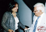 مع الباحثة فاطمة الظاهر 2001